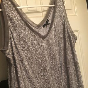 Silver Sparkly tank